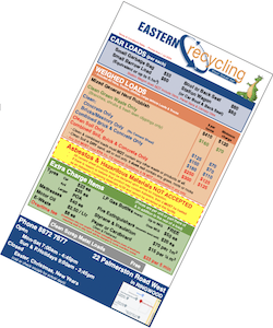 Eastern Recycling Transfer Station Prices